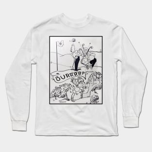 Large Feet and the Golf Course Long Sleeve T-Shirt
